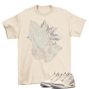 Blessed Shirt Tan To Match Air Jordan 3 Se Canvas Muslin Dh7139-100